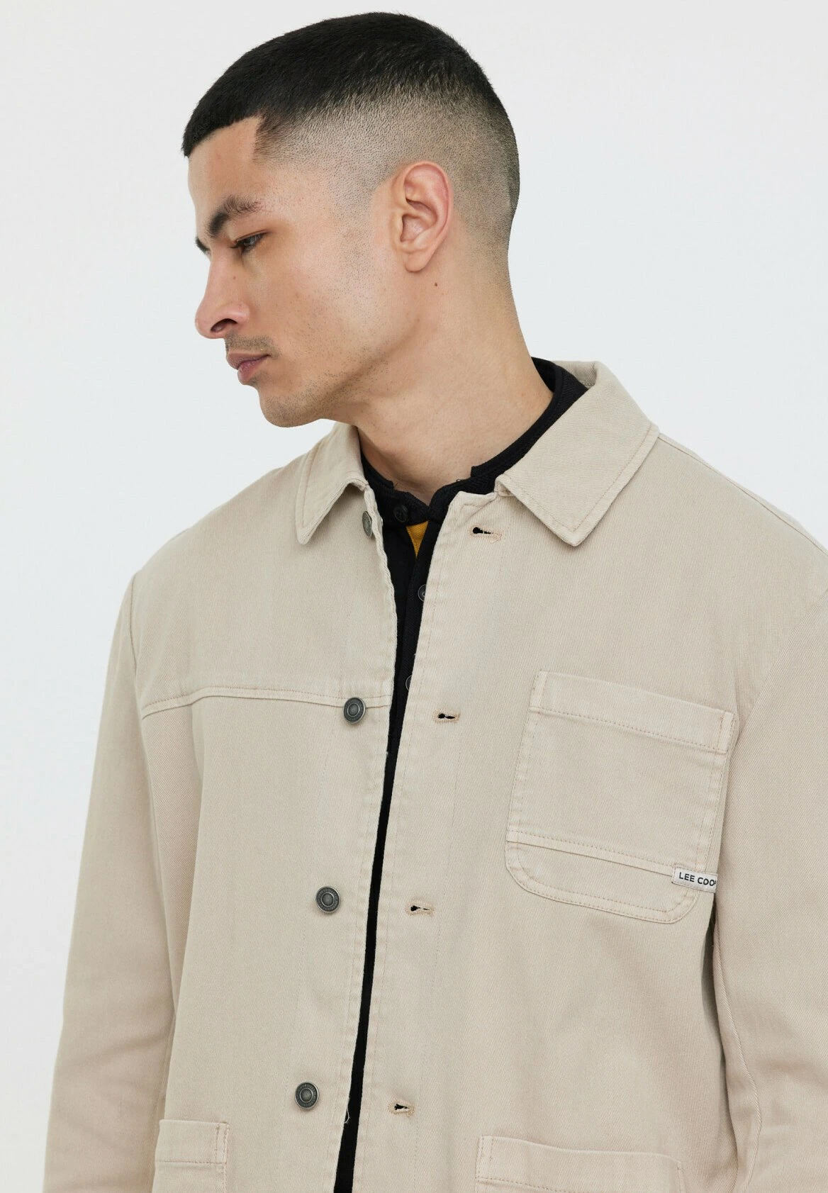 Lee Cooper Fierce M- Lichte Jas - Argile Beige 3 Lee Cooper Fierce M- Lichte Jas - Argile Beige - Afbeelding 3