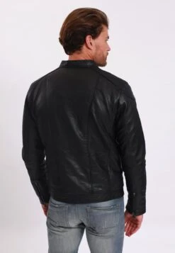 Lee Cooper Buglem - Imitatieleren Jas - Black -Lee Cooper Winkel 04870d1aa8d94f758dd0418325e871a7