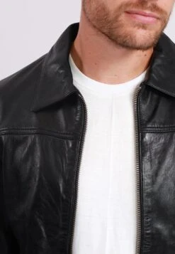 Lee Cooper Leren Jas - Black -Lee Cooper Winkel 04f0d14f192e45e98aa868a79e1a1f57