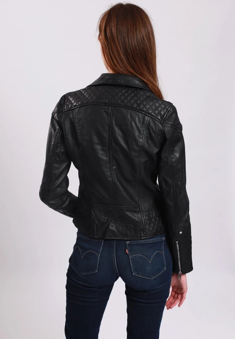 Lee Cooper Berthe - Leren Jas - Black 3 Lee Cooper Berthe - Leren Jas - Black - Afbeelding 3