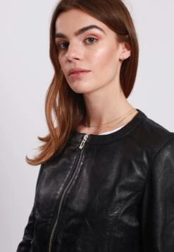 Lee Cooper Bettie - Leren Jas - Black -Lee Cooper Winkel 08fd0e75532e4fb28a9c8360aa4497d8