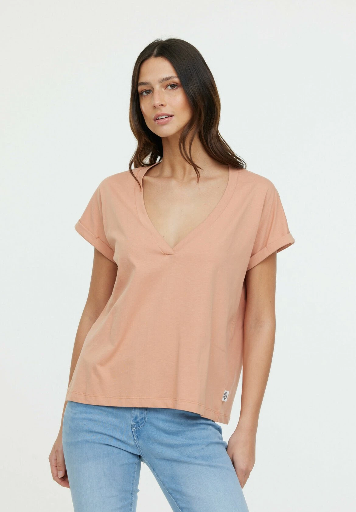 Lee Cooper Alys Mc - T-Shirt Basic - Terra 1 Lee Cooper Alys Mc - T-Shirt Basic - Terra