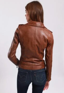 Lee Cooper Bella - Leren Jas - Cognac -Lee Cooper Winkel 1f29fd8e88694271a51af74c31abeaa0