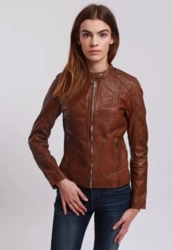 Lee Cooper Leren Jas - Cognac