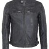 Lee Cooper Bryton - Leren Jas - Vintage Black