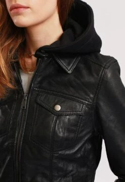 Lee Cooper Baya - Leren Jas - Black -Lee Cooper Winkel 3cd27fd246854136adbcf8e82293f39b