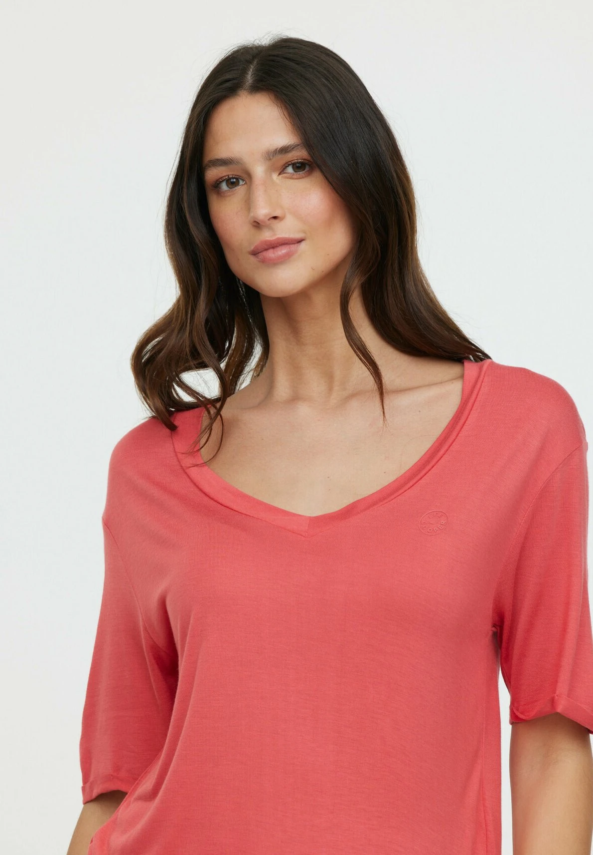 Lee Cooper Adouna M - T-Shirt Basic - Grenade 3 Lee Cooper Adouna M - T-Shirt Basic - Grenade - Afbeelding 3