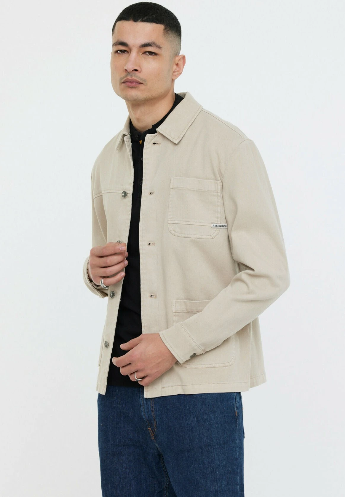 Lee Cooper Fierce M- Lichte Jas - Argile Beige 4 Lee Cooper Fierce M- Lichte Jas - Argile Beige - Afbeelding 4