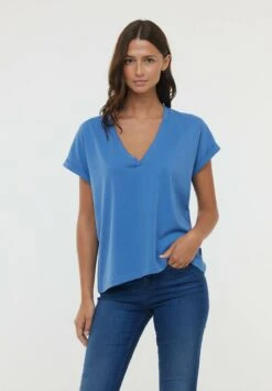 Lee Cooper Alys Mc - T-Shirt Basic - Celadon Blue