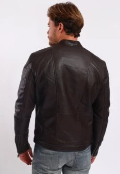 Lee Cooper Buglem - Imitatieleren Jas - Brown -Lee Cooper Winkel 5ff5fa5271614b1ea1b583155269a9cb