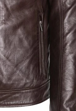 Lee Cooper Cyprien - Leren Jas - Brown -Lee Cooper Winkel 67d7ae38e2e34dd3a9b6f113f7c4796a