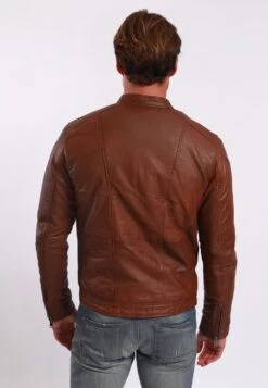 Lee Cooper Buglem - Imitatieleren Jas - Cognac -Lee Cooper Winkel 71d128b382cb4d9cb501a81da7d887d9