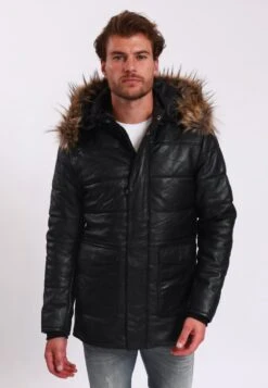 Lee Cooper Downjacket With Round Collar And Removable Hood With Synth - Leren Jas - Black 5 Lee Cooper Downjacket With Round Collar And Removable Hood With Synth - Leren Jas - Black -Lee Cooper Winkel 7cb595a51c7a4f47bef9ee93807bca23