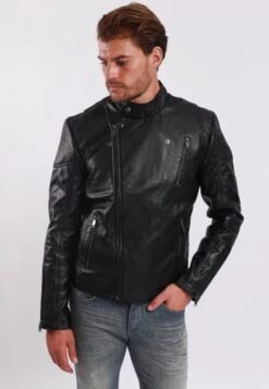 Lee Cooper Bacchus - Leren Jas - Black