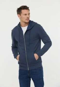 Lee Cooper Etienne - Sweater Met Rits - Navy -Lee Cooper Winkel 85f8a1aada8049089201ce008bc4afc1