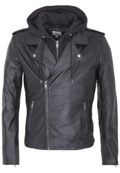 Lee Cooper Berat - Leren Jas - Black