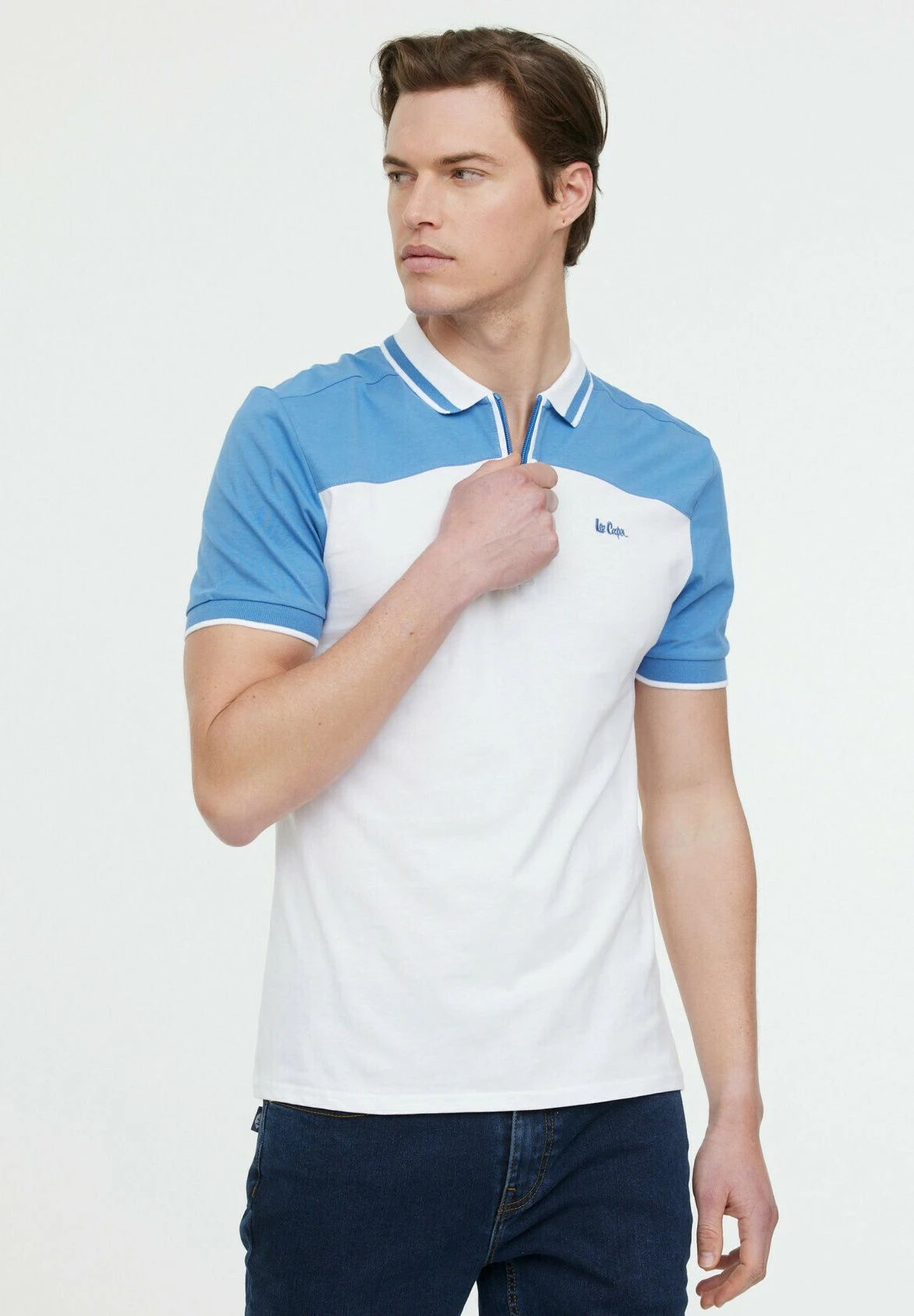 Lee Cooper Bechio Mc - Poloshirt - Celadon Blue 4 Lee Cooper Bechio Mc - Poloshirt - Celadon Blue - Afbeelding 4