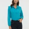 Lee Cooper Dalza Ml - Overhemdblouse - Glossy Green