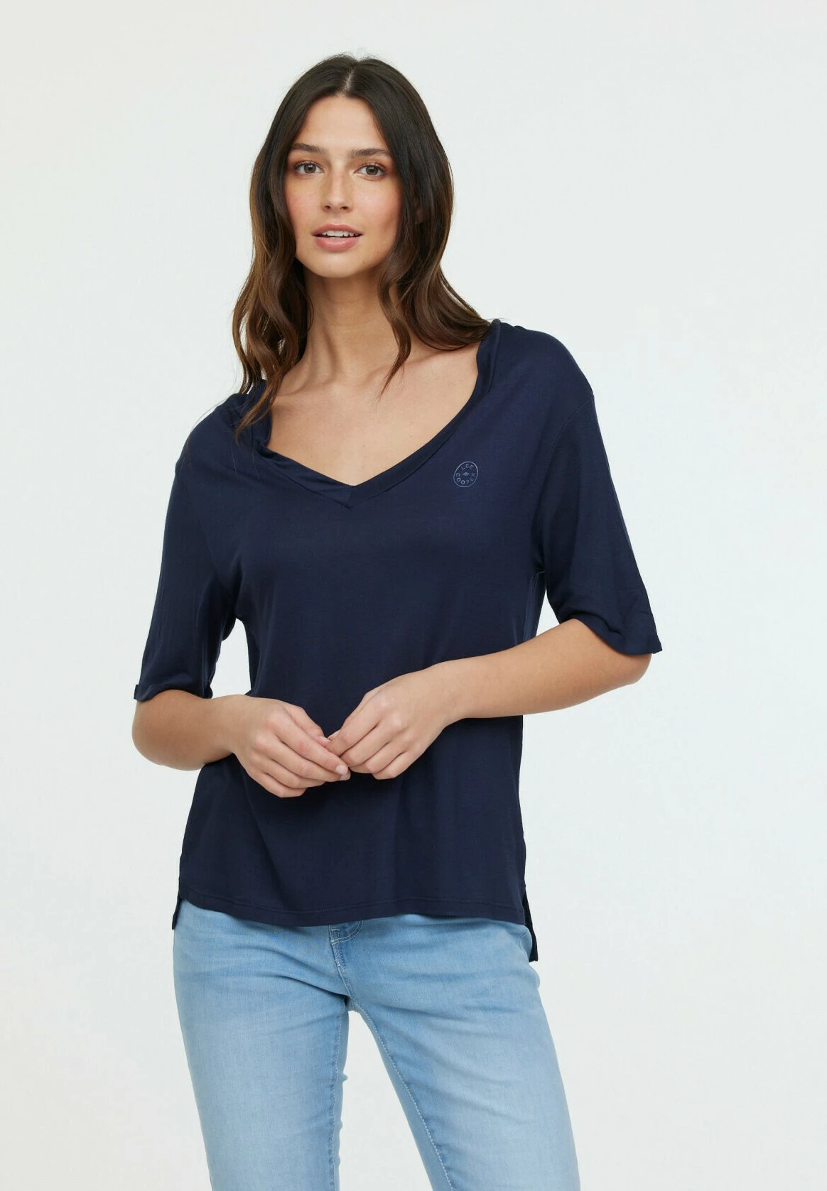 Lee Cooper Adouna M - T-Shirt Basic - Navy 1 Lee Cooper Adouna M - T-Shirt Basic - Navy