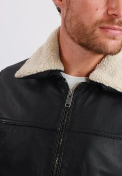 Lee Cooper Barnabe - Leren Jas - Black -Lee Cooper Winkel 9c7d598e147e4a4ca99395213f0f42ee