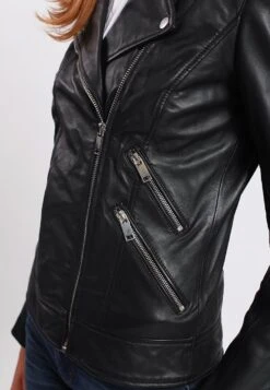 Lee Cooper Beline - Leren Jas - Black -Lee Cooper Winkel a6d569ae15214eed9c1f6099ea684424