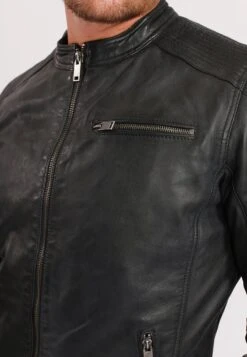 Lee Cooper Bertin - Leren Jas - Vintage Black -Lee Cooper Winkel ba851899e6924154922c3469ba15f7b1