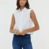 Lee Cooper Delice S - Overhemdblouse - Optic White
