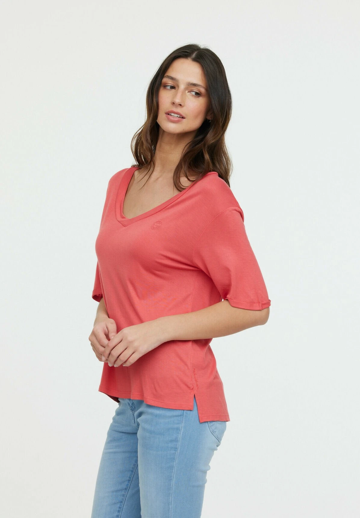 Lee Cooper Adouna M - T-Shirt Basic - Grenade 4 Lee Cooper Adouna M - T-Shirt Basic - Grenade - Afbeelding 4