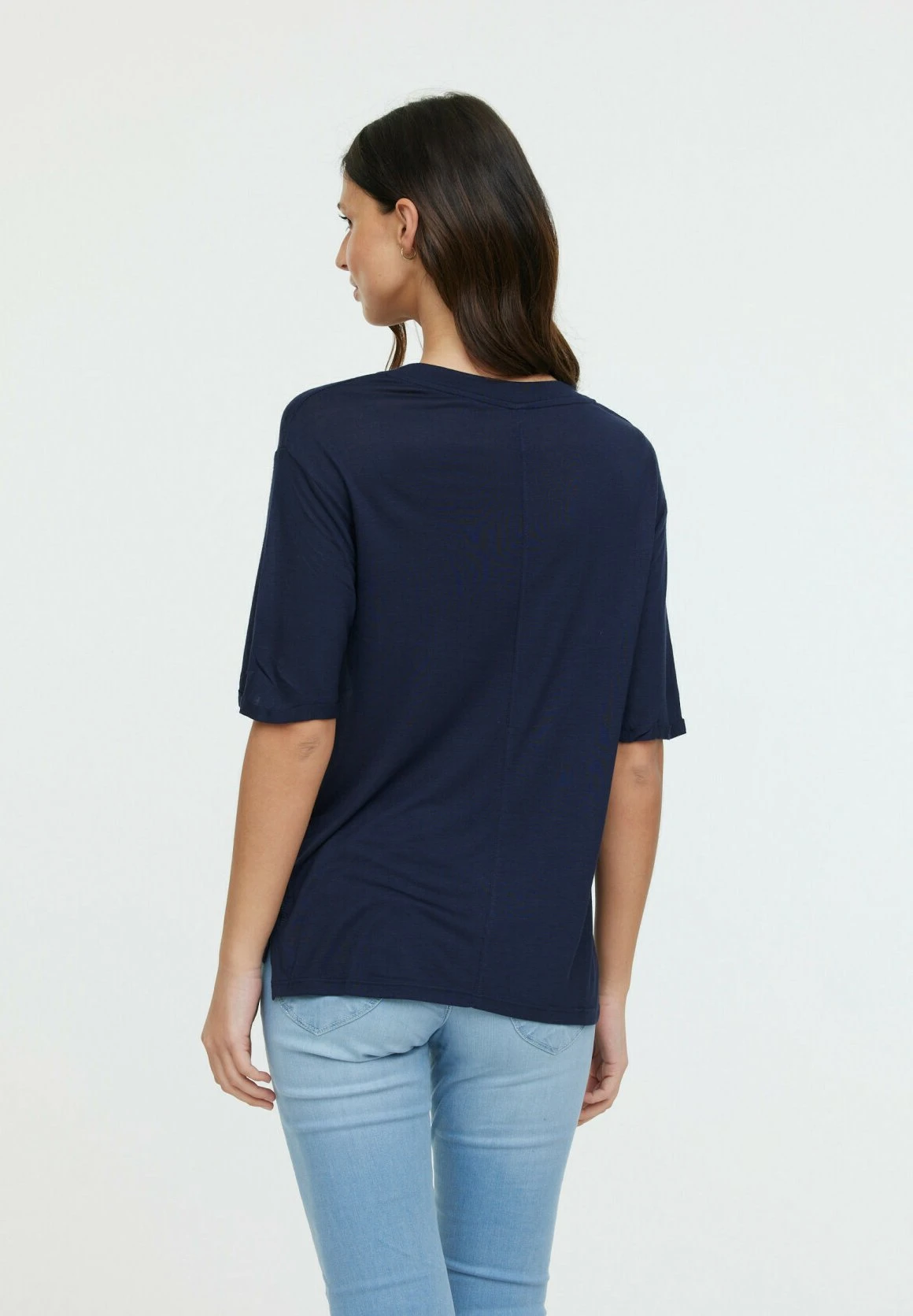 Lee Cooper Adouna M - T-Shirt Basic - Navy 2 Lee Cooper Adouna M - T-Shirt Basic - Navy - Afbeelding 2