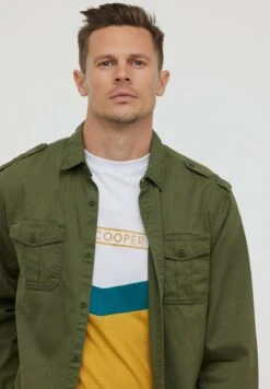 Lee Cooper Dazzo Ml - Overhemd - Army -Lee Cooper Winkel f84d2a71e0c64d6cbb0a62ba78722e17