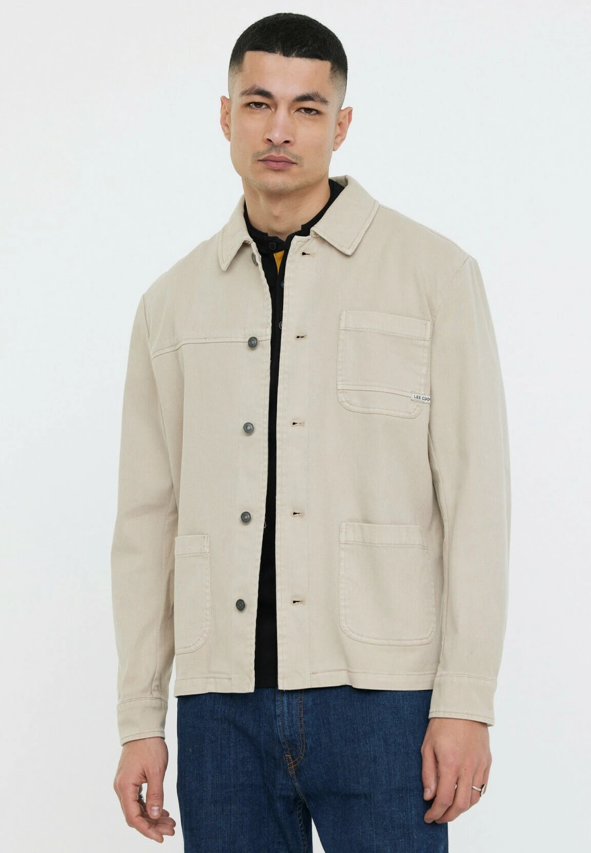 Lee Cooper Fierce M- Lichte Jas - Argile Beige 1 Lee Cooper Fierce M- Lichte Jas - Argile Beige