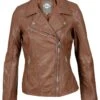 Lee Cooper Bonnie - Leren Jas - Cognac