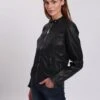 Lee Cooper Bianca - Leren Jas - Black