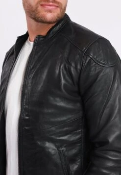 Lee Cooper Buglem - Imitatieleren Jas - Black -Lee Cooper Winkel ff15d438749443b39ceadb69396667c3